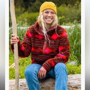 Billabong A/Dic Switchback fleece pullover half button